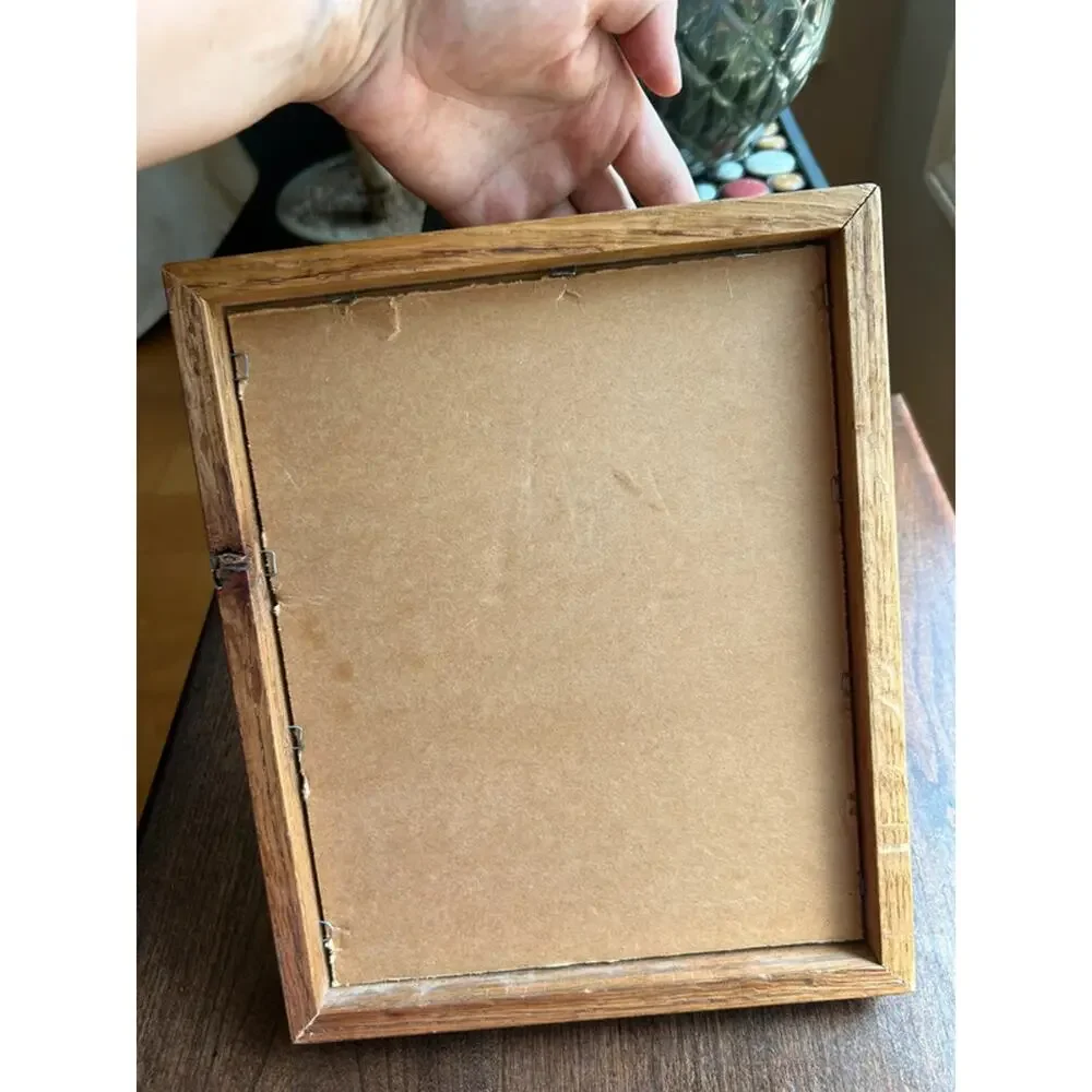New vintage Solid Oak picture frame by Consolidated Frame Corporation